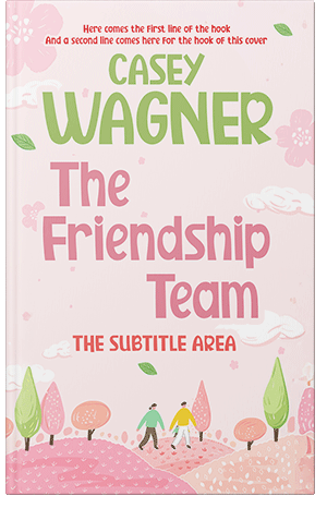 Pre Made Book Cover White Linen