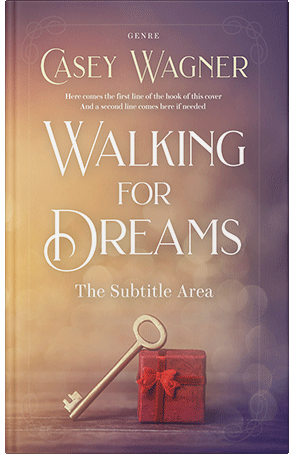 Pre Made Book Cover Brandy Rose