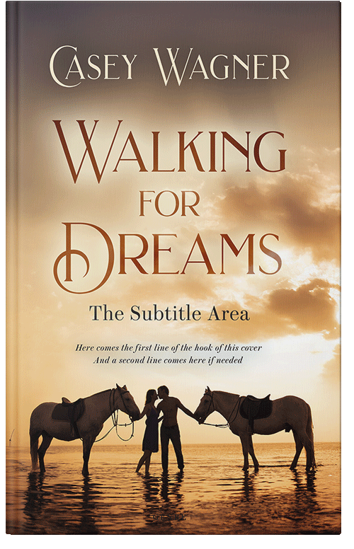 Front view of Calico #16472 - Premade Romance Book Cover