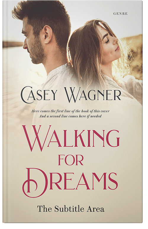 Front view of White Rock #16474 - Premade Romance Book Cover