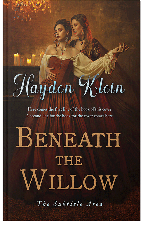 Front view of Cannon Black #16479 - Premade Historical Book Cover