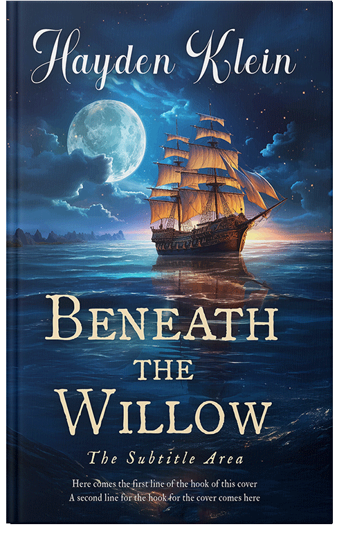 Front view of Premade Historical Book Cover - Blue Zodiac