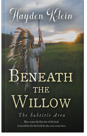 Pre Made Book Cover Log Cabin