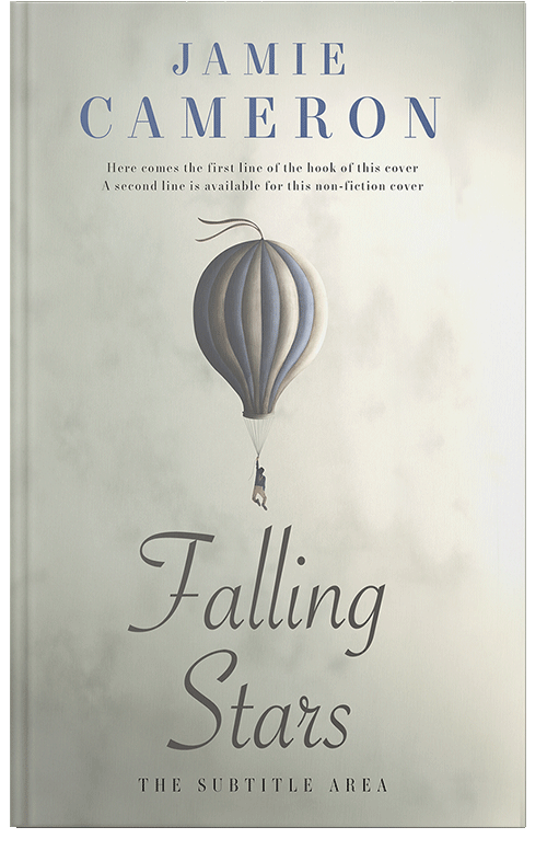 Front view of Premade Surreal Book Cover - Celeste