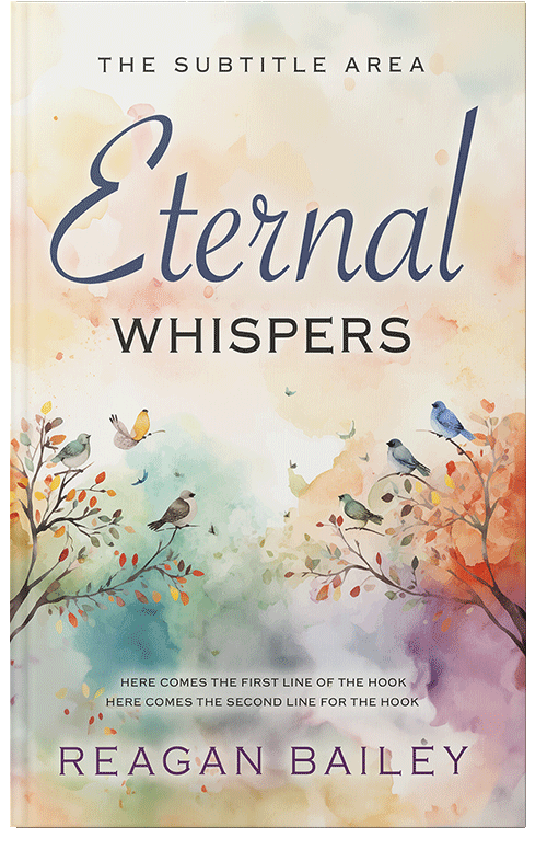 Front view of Premade Poetry Book Cover - Pearl Bush