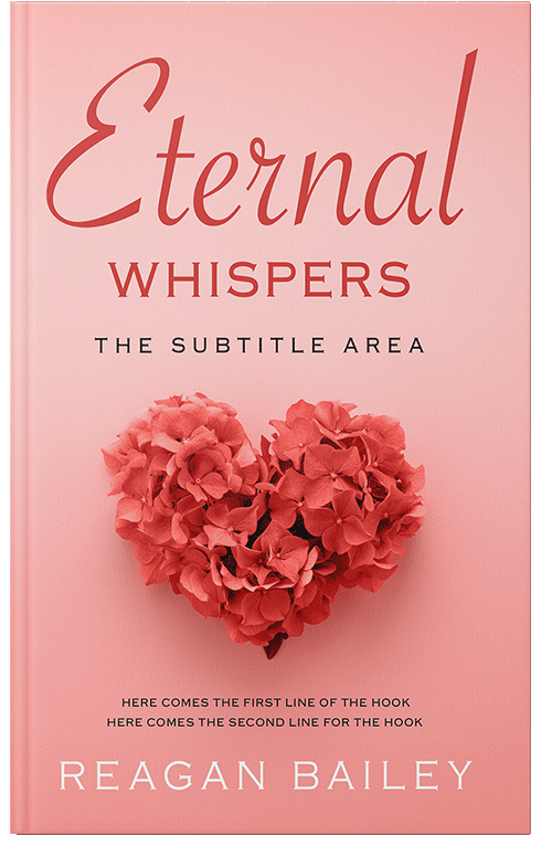 Front view of Premade Romance Book Cover - Apricot Peach