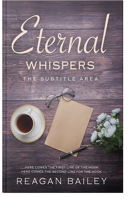 Front view of Old Lavender #16511 - Premade Poetry Book Cover