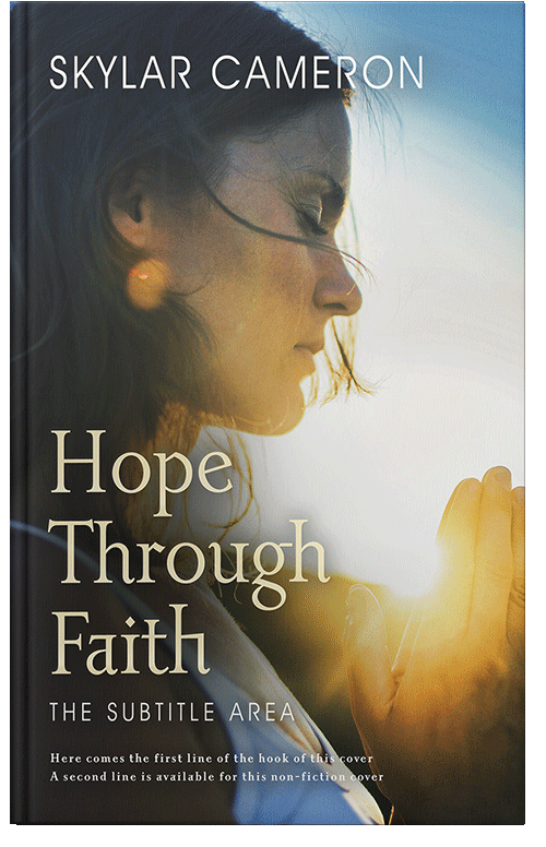 Front view of Bone #16514 - Premade Health & Mind & Body Book Cover