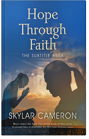 Pre Made Book Cover Chambray