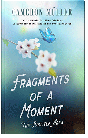 Pre Made Book Cover Jagged Ice