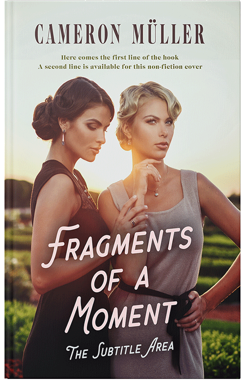 Front view of Premade Chick Lit Book Cover - Moon Mist