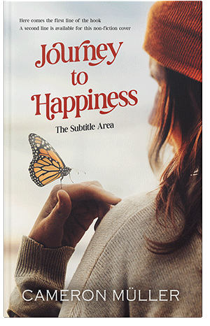 Premade Book Cover Cocoa Brown