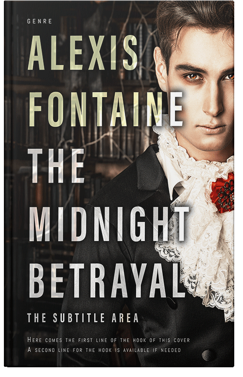 Front view of Zeus #16536 - Premade Fantasy Book Cover