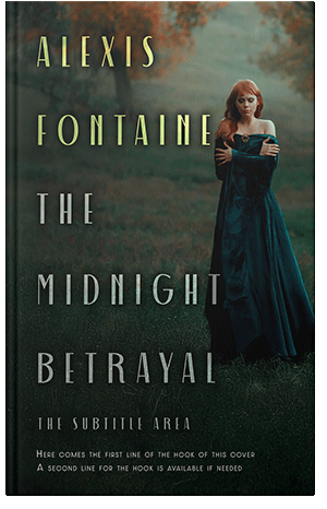 Pre Made Book Cover Log Cabin