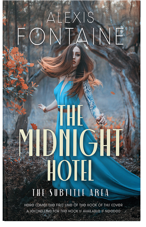 Front view of Outer Space #16552 - Premade Fantasy Book Cover