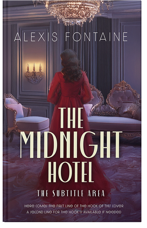 Front view of Premade Romance Book Cover - Livid Brown