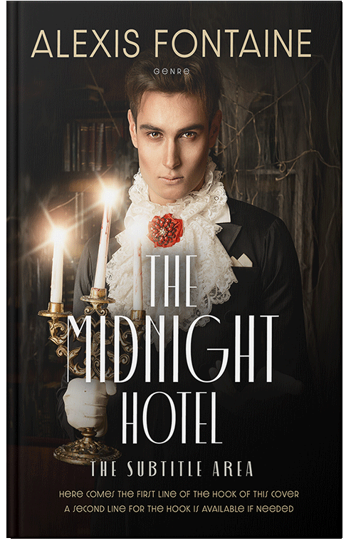 Front view of Vanilla #16559 - Premade Horror Book Cover