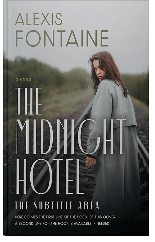 Front view of Premade Literary Fiction Book Cover - Pumice