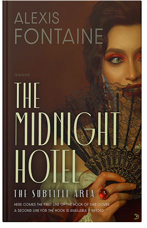 Pre Made Book Cover Graphite