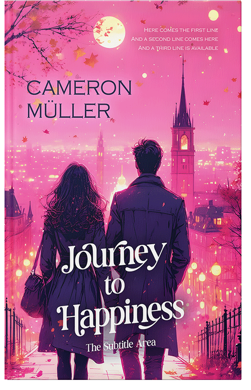 Front view of Premade Romance Book Cover - Valentino