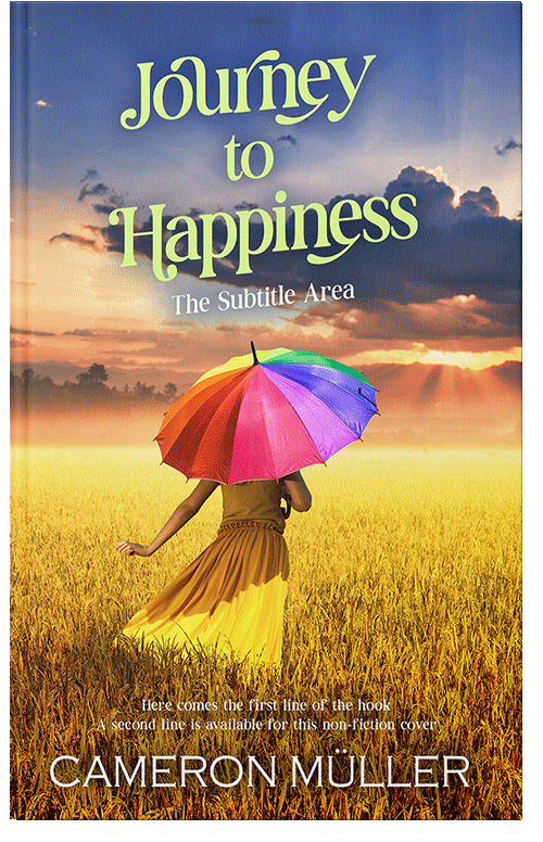 Front view of Premade Chick Lit Book Cover - Tussock