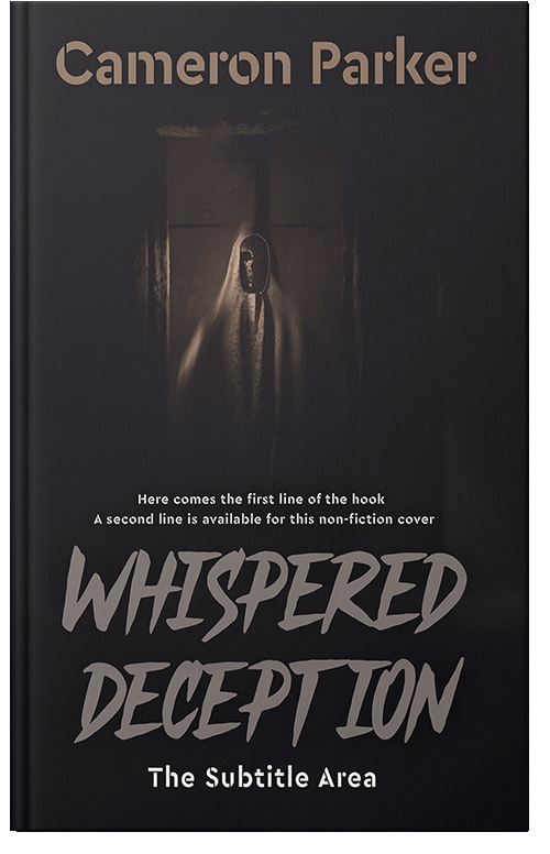 Front view of Cod Gray #16596 - Premade Horror Book Cover