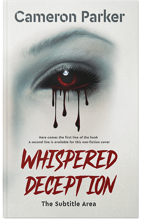 Front view of Cararra #16598 - Premade Horror Book Cover