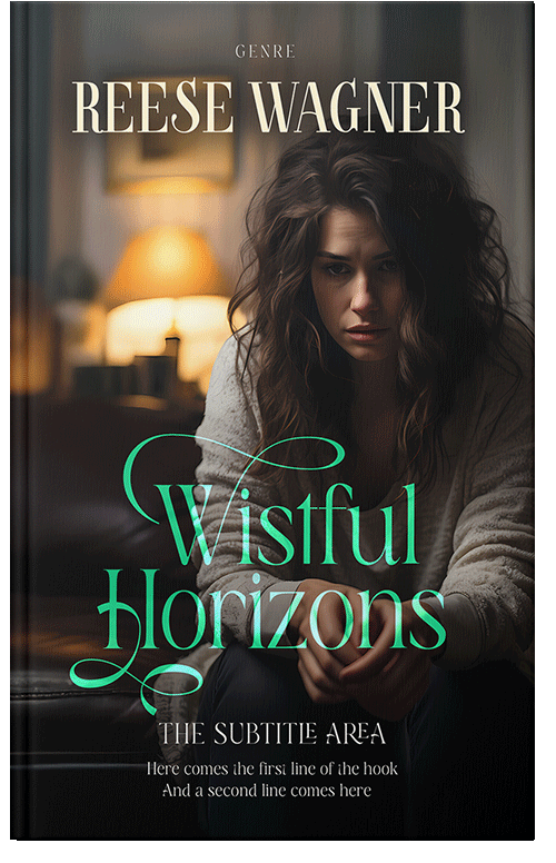 Front view of Zeus #16622 - Premade Literary Fiction Book Cover