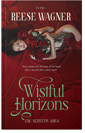 Pre Made Book Cover Mahogany