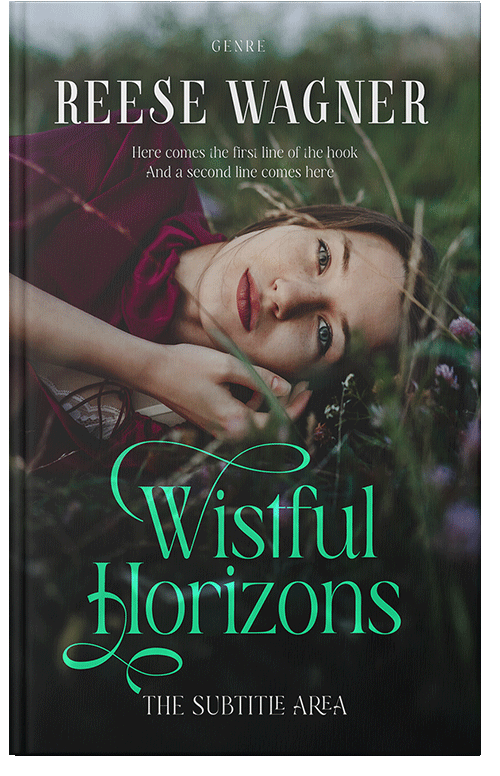 Front view of Premade Fantasy Book Cover - Log Cabin