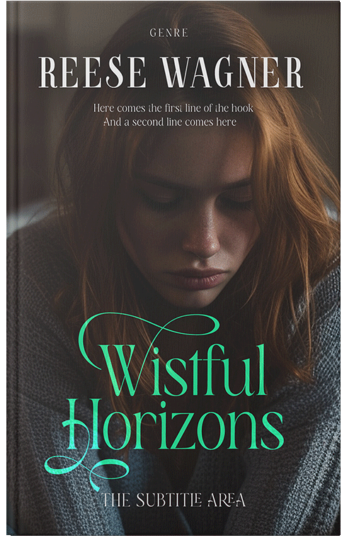 Front view of Cocoa Brown #16626 - Premade Literary Fiction Book Cover