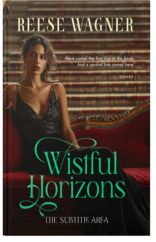 Front view of Crowshead #16628 - Premade Romance Book Cover