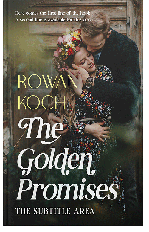 Front view of Log Cabin #16650 - Premade Romance Book Cover