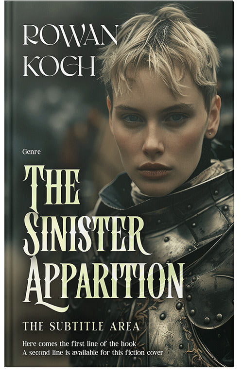 Front view of Heavy Metal #16652 - Premade Teen & Young Adult Book Cover