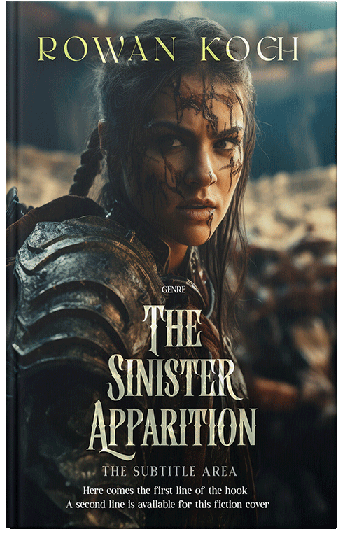 Front view of Premade Fantasy Book Cover - Outer Space