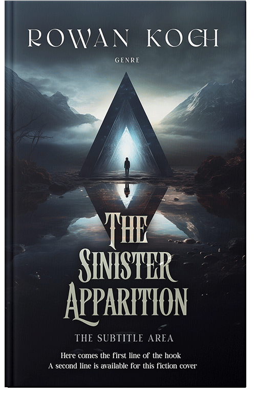 Front view of Premade Horror Book Cover - Mirage