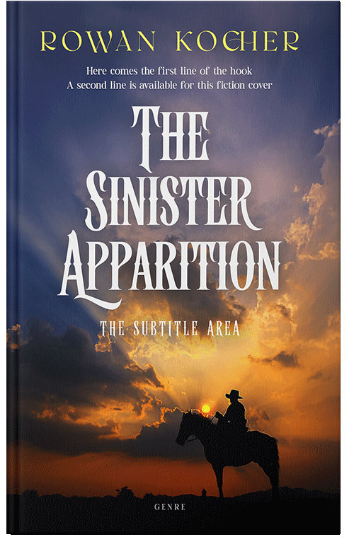 Front view of Charade #16667 - Premade Horror Book Cover