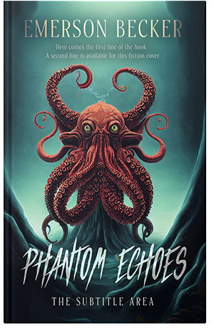 Pre Made Book Cover Ebony Clay