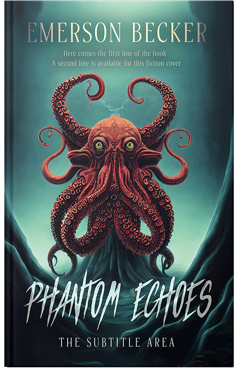 Front view of Ebony Clay #16672 - Premade Horror Book Cover