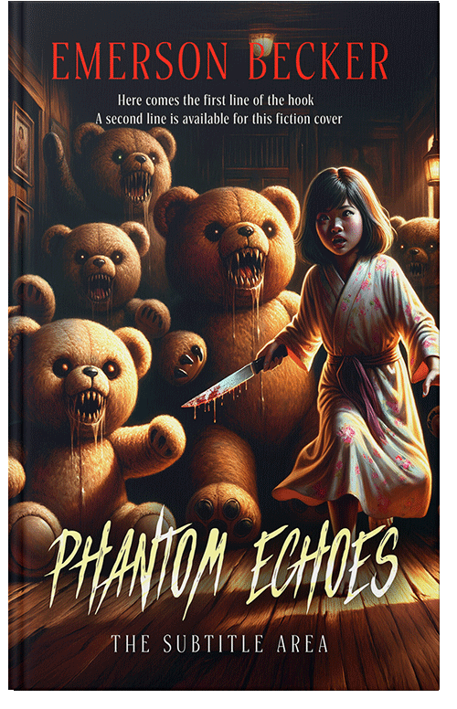 Front view of Premade Horror Book Cover - Tumbleweed