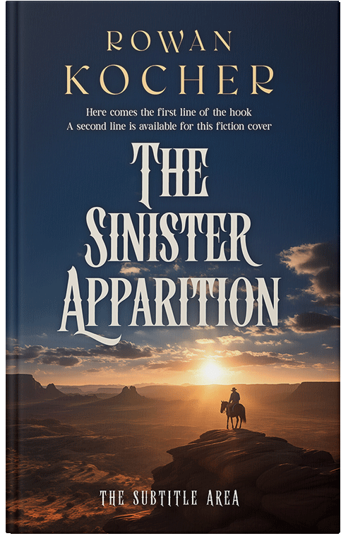 Front view of Ebony Clay #16681 - Premade Action & Adventure Book Cover