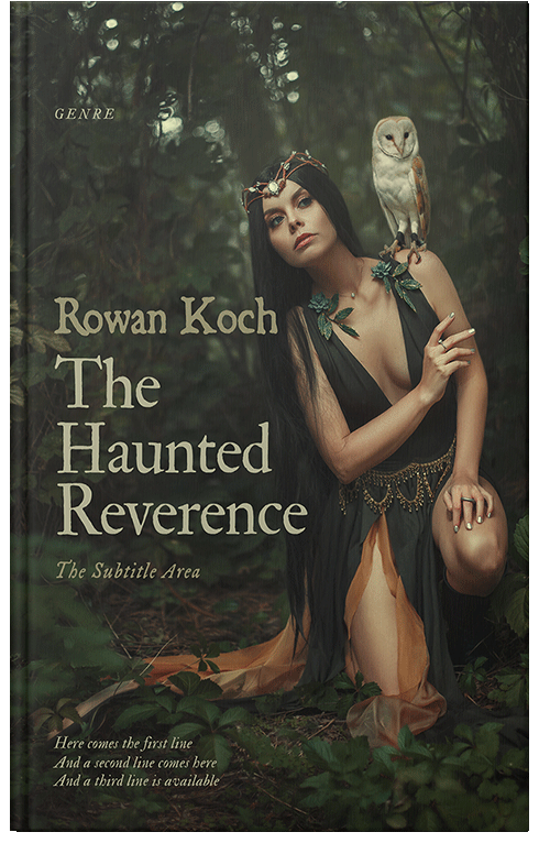 Front view of Rangitoto #16690 - Premade Fantasy Book Cover