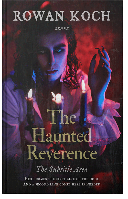 Front view of Gondola #16709 - Premade Horror Book Cover