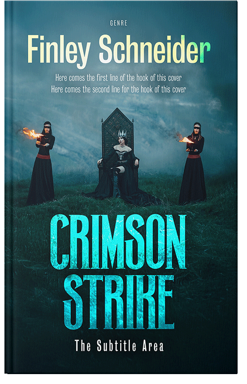 Front view of Bottle Green #16711 - Premade Mystery & Thriller & Suspense Book Cover