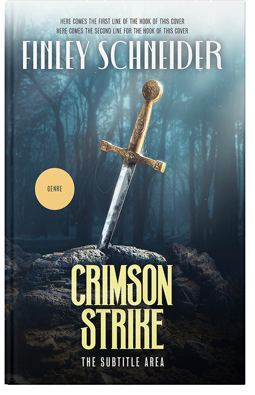 Front view of Mirage #16718 - Premade Fantasy Book Cover