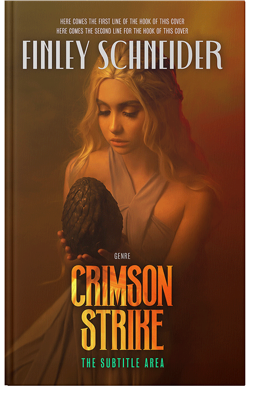 Front view of Brown Bramble #16720 - Premade Fantasy Book Cover