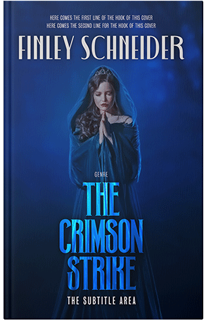 Pre Made Book Cover Gulf Blue