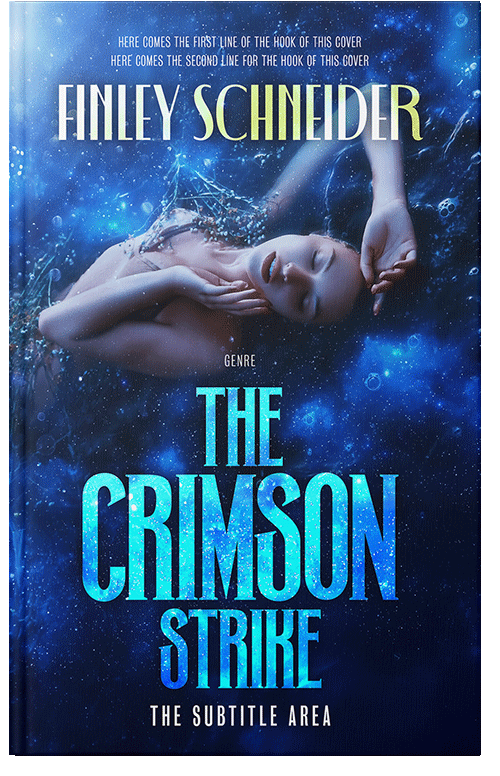 Front view of Premade Fantasy Book Cover - Blue Zodiac