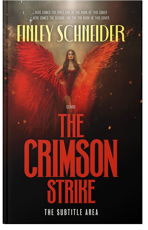 Front view of Valencia #16723 - Premade Fantasy Book Cover