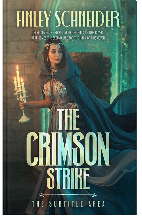 Front view of Premade Mystery & Thriller & Suspense Book Cover - Outer Space